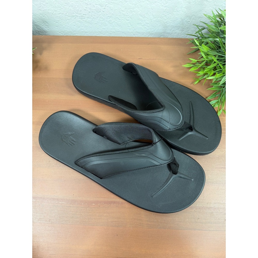 Body Glove Mens BGFF-M-75A Black Comfort Thong Sandals Size 11